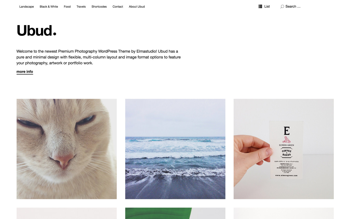 Ubud WordPress Theme