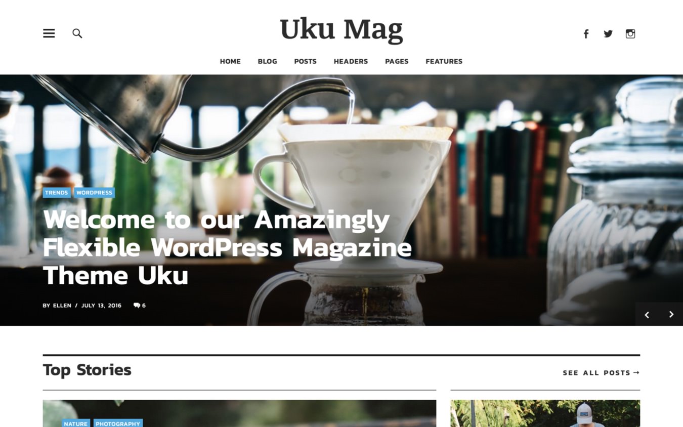 Uku WordPress Theme