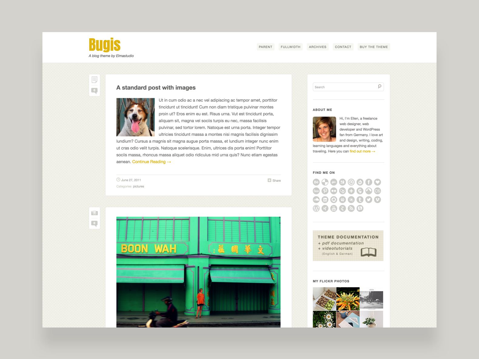 Bugis WordPress Blog Theme