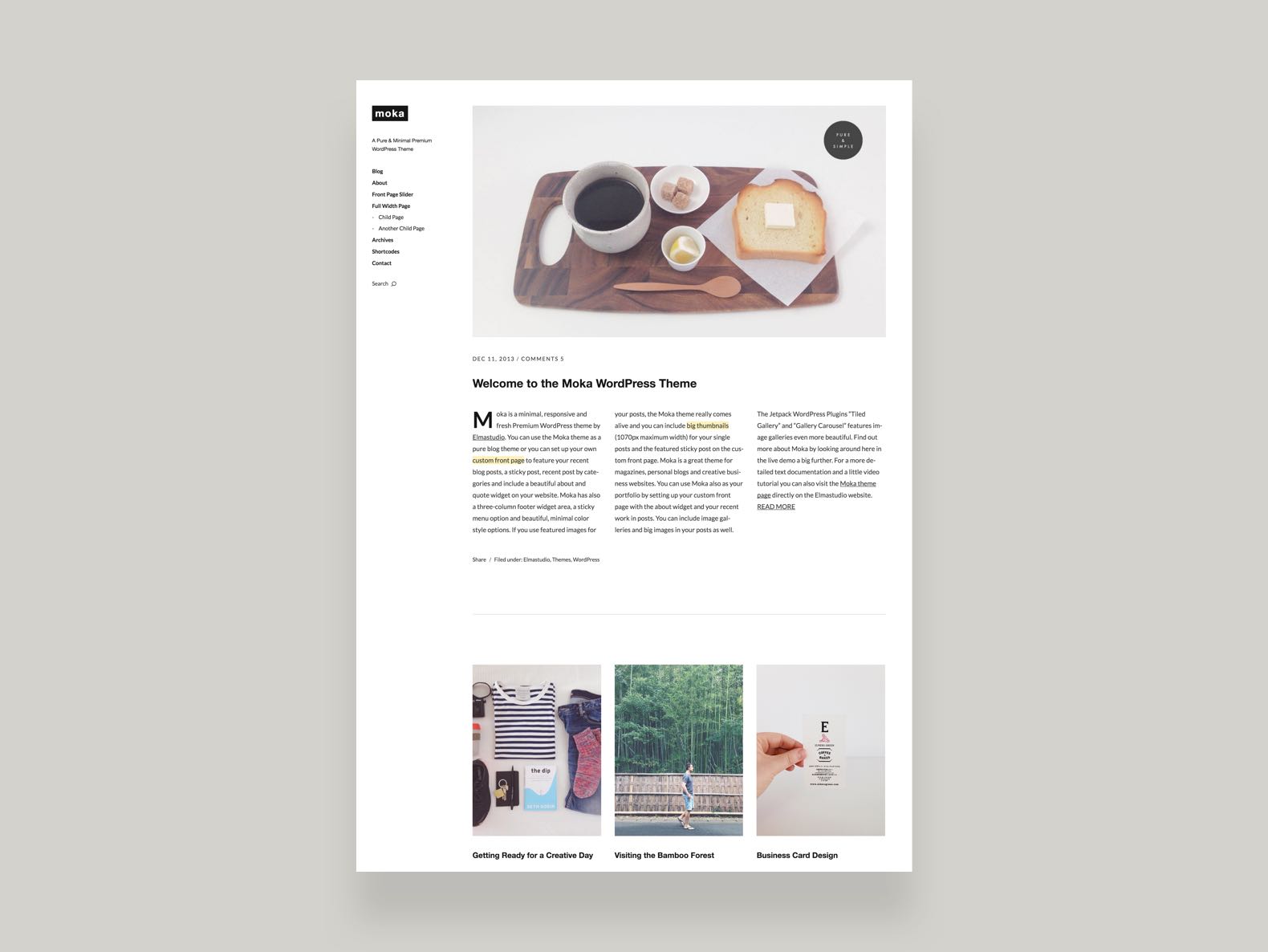 Moka WordPress Magazine Theme