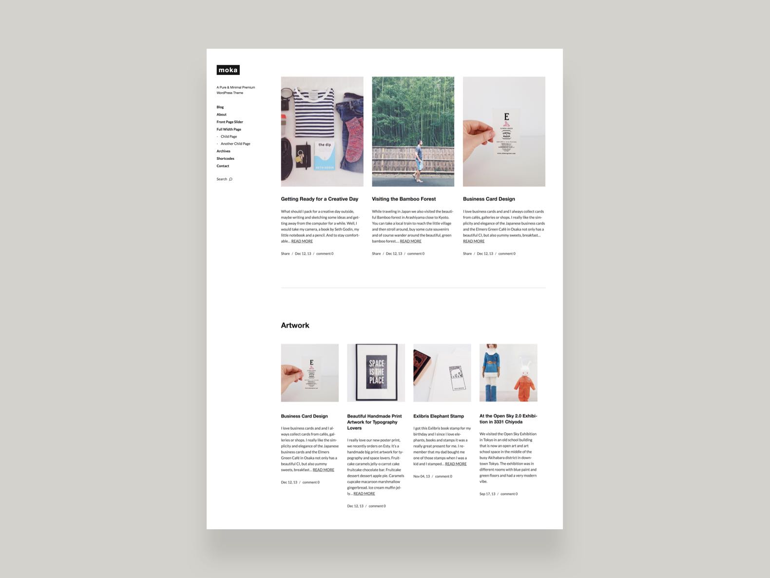 Moka WordPress Theme Elmastudio Mogazine Blog
