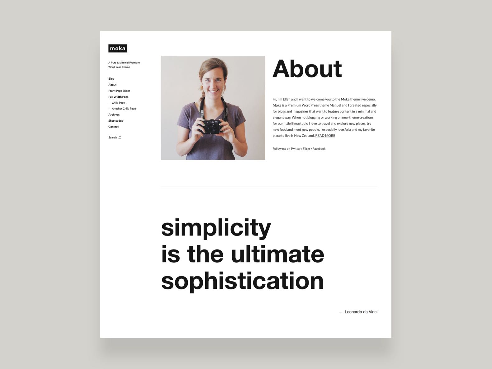 moka wordpress theme elmastudio