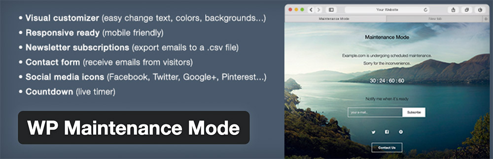 WP Maintenance Mode