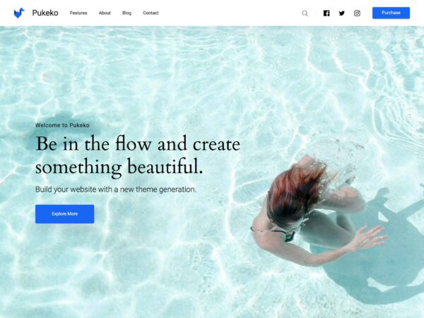 WordPress Theme Pukeko