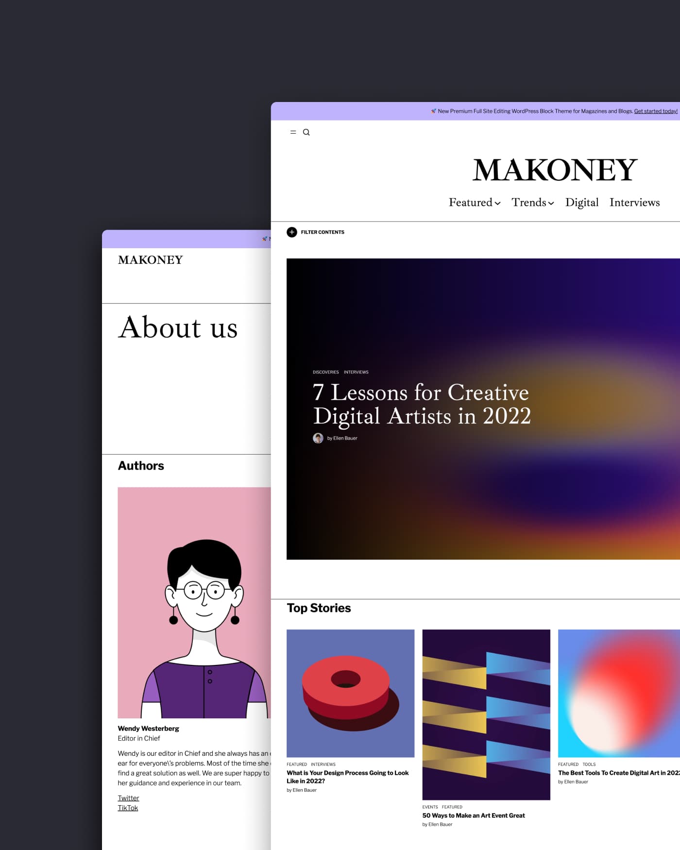 Magazine WordPress Block Theme