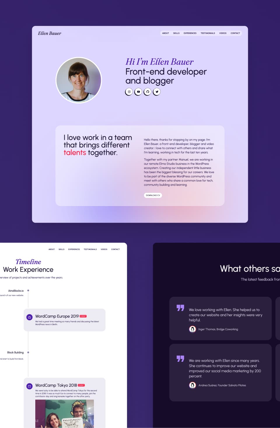 WordPress Resume Theme