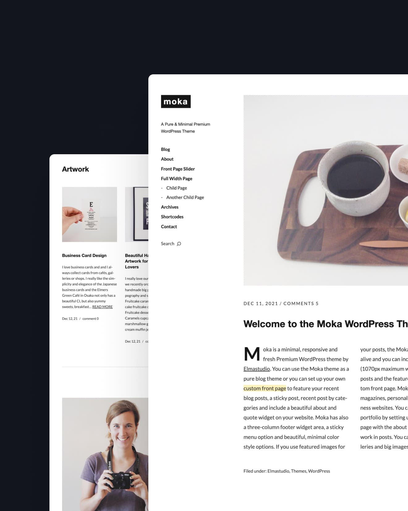 Small Business and Blogger WordPress Theme